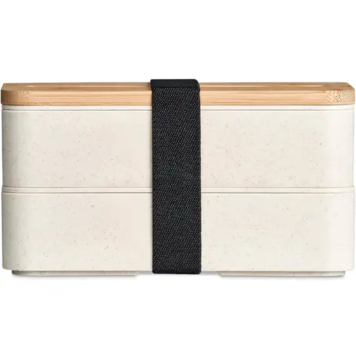 Okiyo Dura Wheat Straw Lunch Box & Phone Stand Side